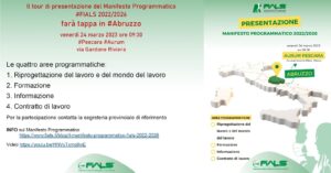 Manifesto Programmatico presentazione in Abruzzo il 24 03 2023